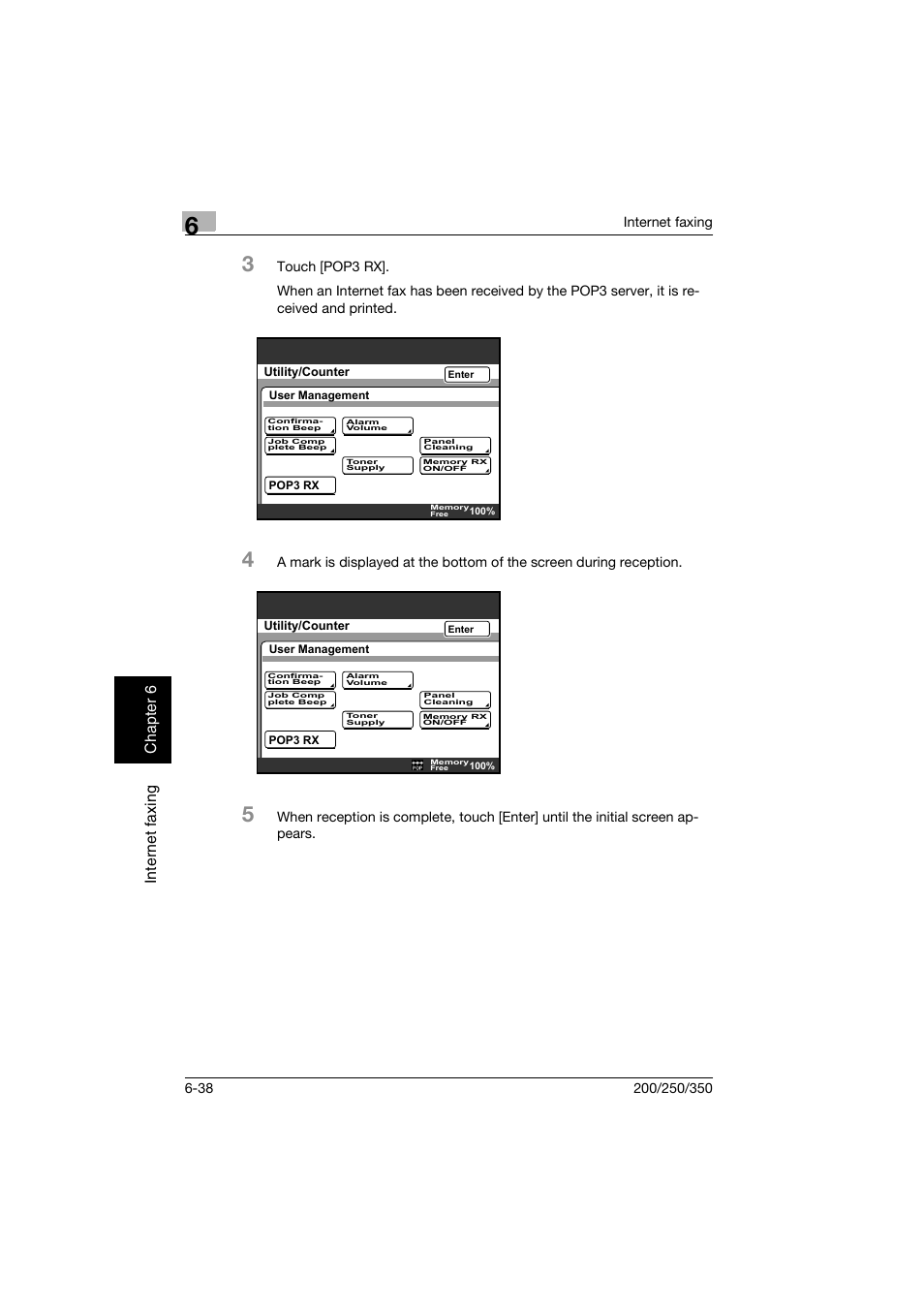 Int e rnet fax in g ch apt er 6 | Konica Minolta BP-200 User Manual | Page 259 / 468