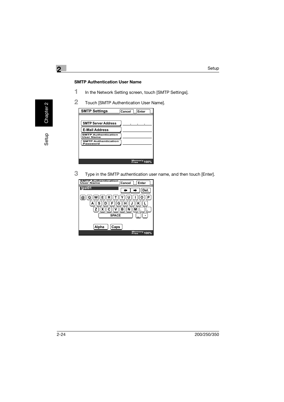Smtp authentication user name, Smtp authentication user name -24 | Konica Minolta BP-200 User Manual | Page 57 / 468