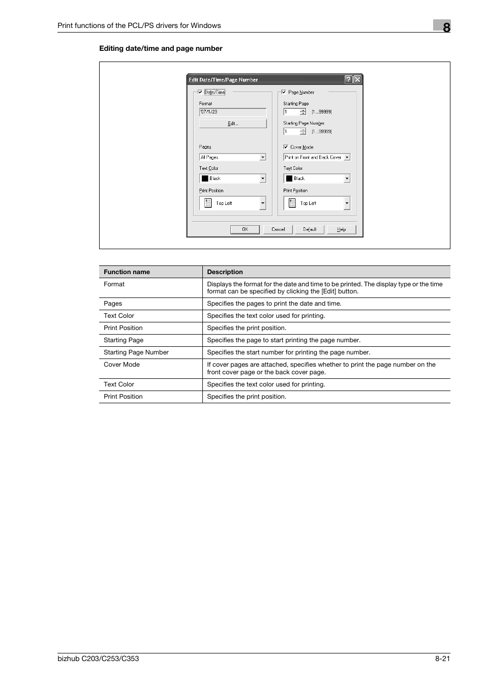 Konica Minolta BIZHUB C203 User Manual | Page 103 / 278