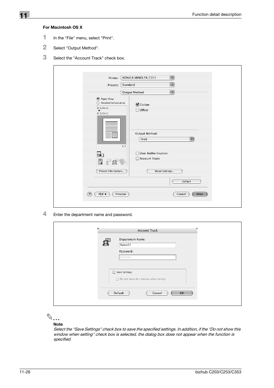 For macintosh os x, For macintosh os x -26 | Konica Minolta BIZHUB C203 User Manual | Page 166 / 278
