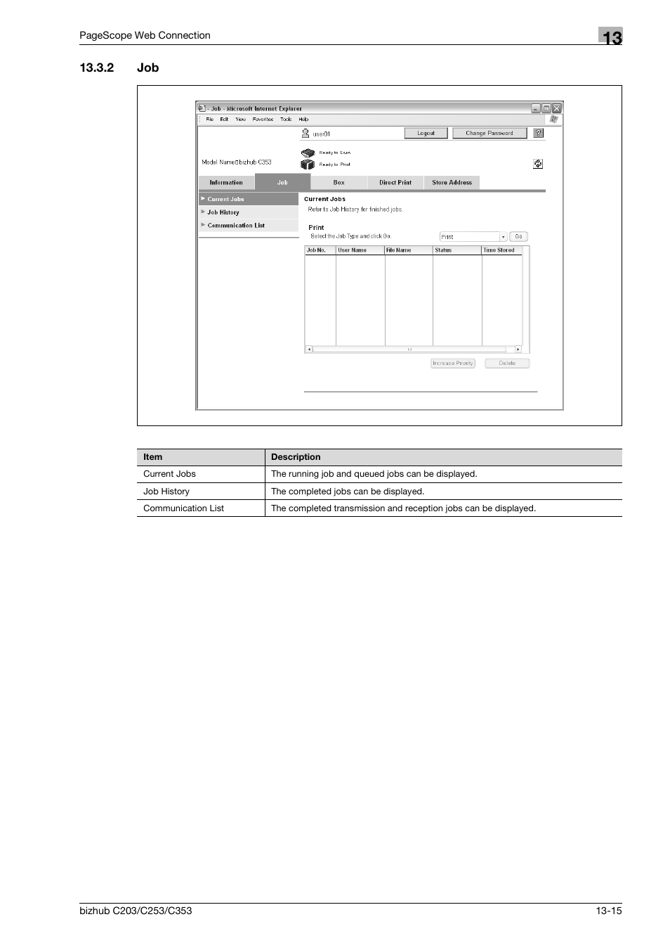 2 job, Job -15 | Konica Minolta BIZHUB C203 User Manual | Page 241 / 278