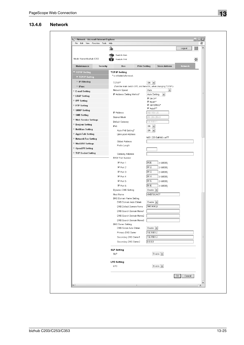 6 network, Network -25 | Konica Minolta BIZHUB C203 User Manual | Page 251 / 278