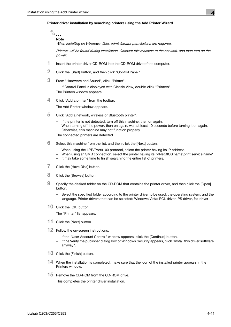 Konica Minolta BIZHUB C203 User Manual | Page 43 / 278