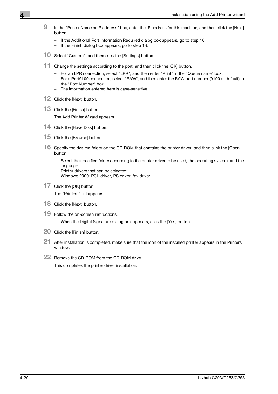 Konica Minolta BIZHUB C203 User Manual | Page 52 / 278