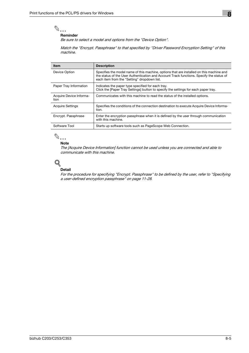 Konica Minolta BIZHUB C203 User Manual | Page 87 / 278
