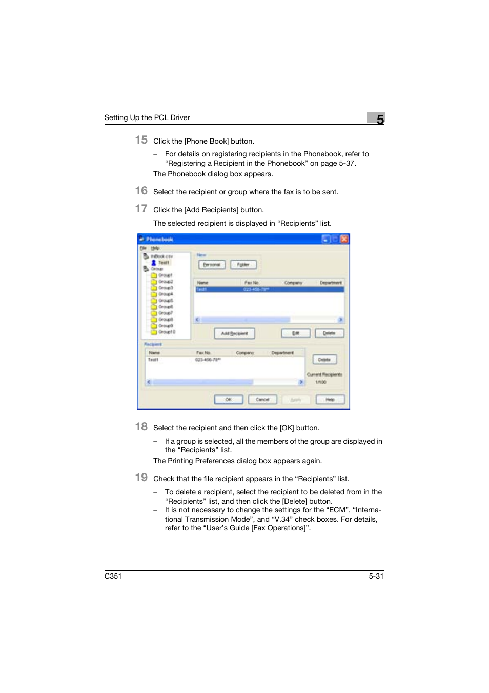 Konica Minolta BIZHUP C351 User Manual | Page 132 / 318