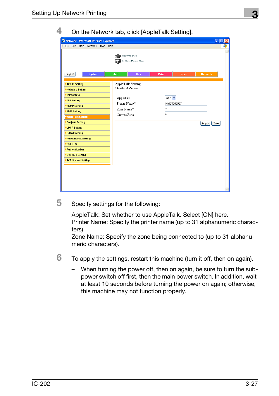 Konica Minolta IC-202 User Manual | Page 96 / 134