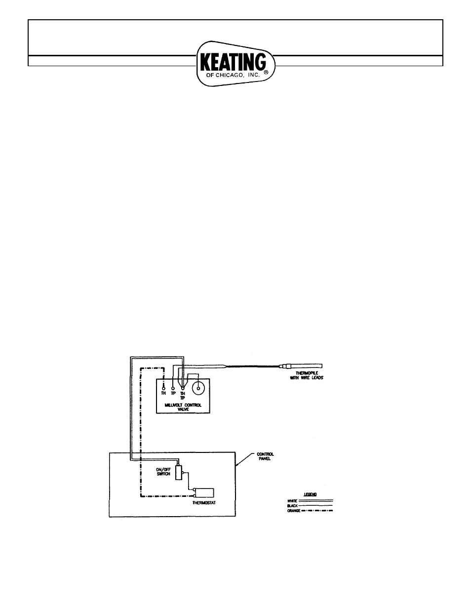 Keating Of Chicago 022770 User Manual | 2 pages