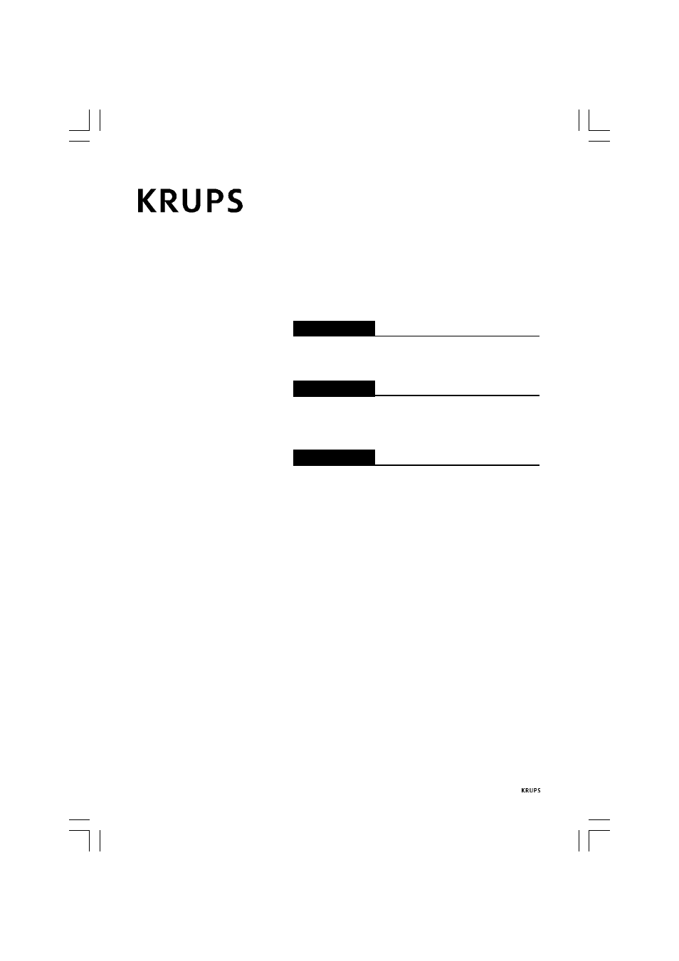 Krups Espresso XP1530 User Manual | Page 2 / 15