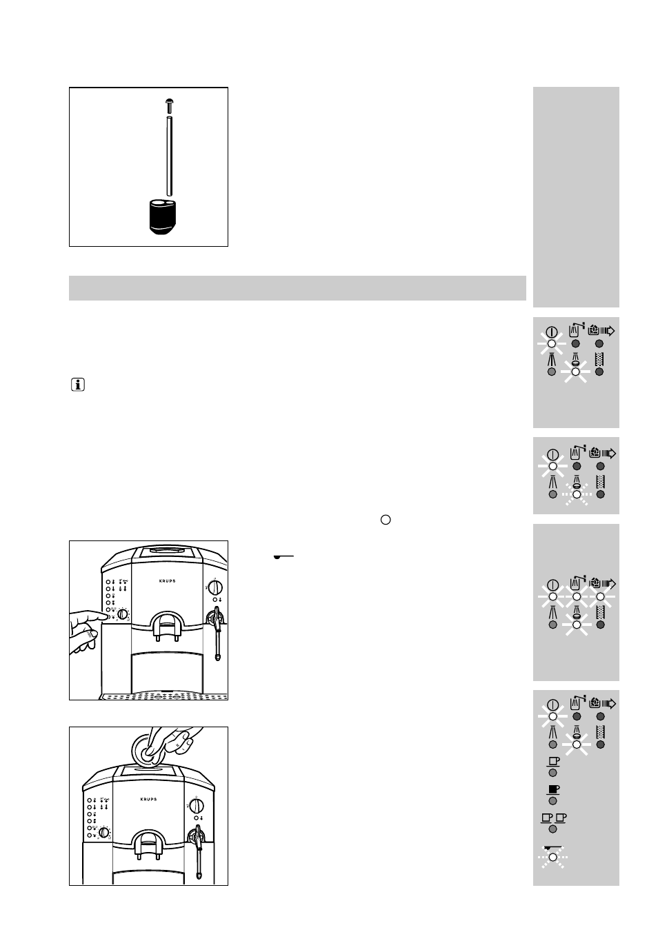 Ab c, The cleaning programme | Krups Orchestro 889 User Manual | Page 19 / 69