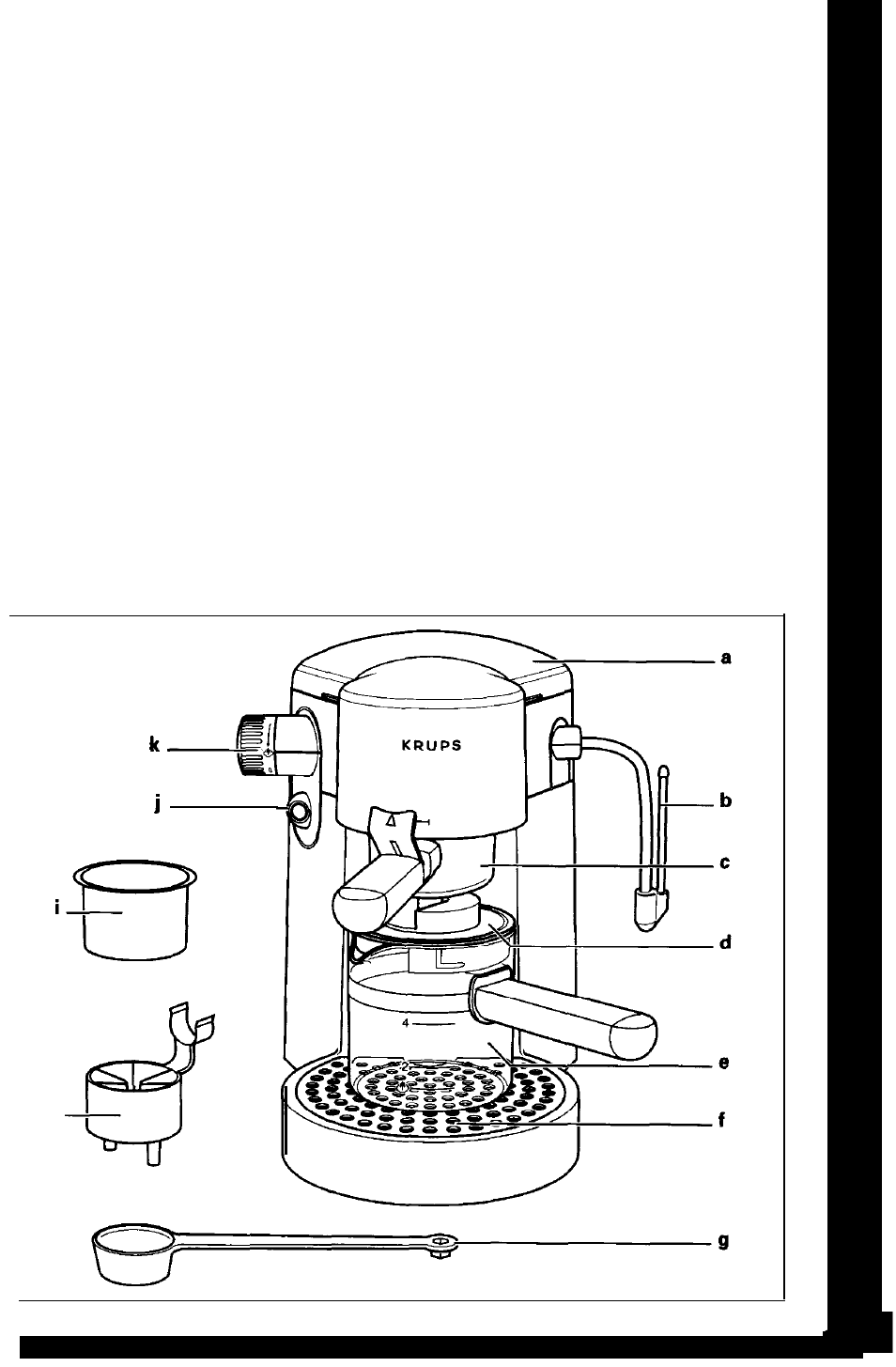 Krups espresso bravo plus | Krups 872 User Manual | Page 5 / 14