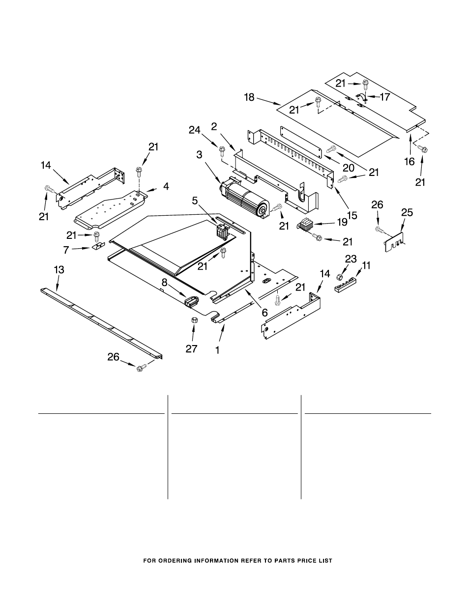 Top venting, Top venting parts | KITCHENAID KBMC147HBL05 User Manual | Page 7 / 9