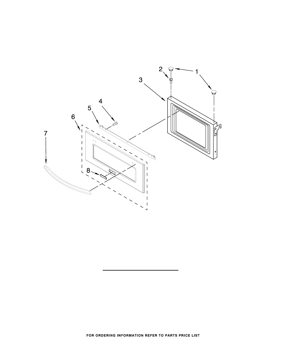 Microwave door, Microwave door parts | KITCHENAID KBHS179SSS00 User Manual | Page 4 / 8