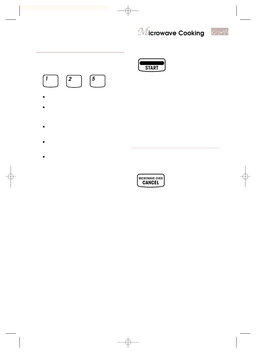 Icrowave cooking | KITCHENAID KBMC147H User Manual | Page 21 / 42