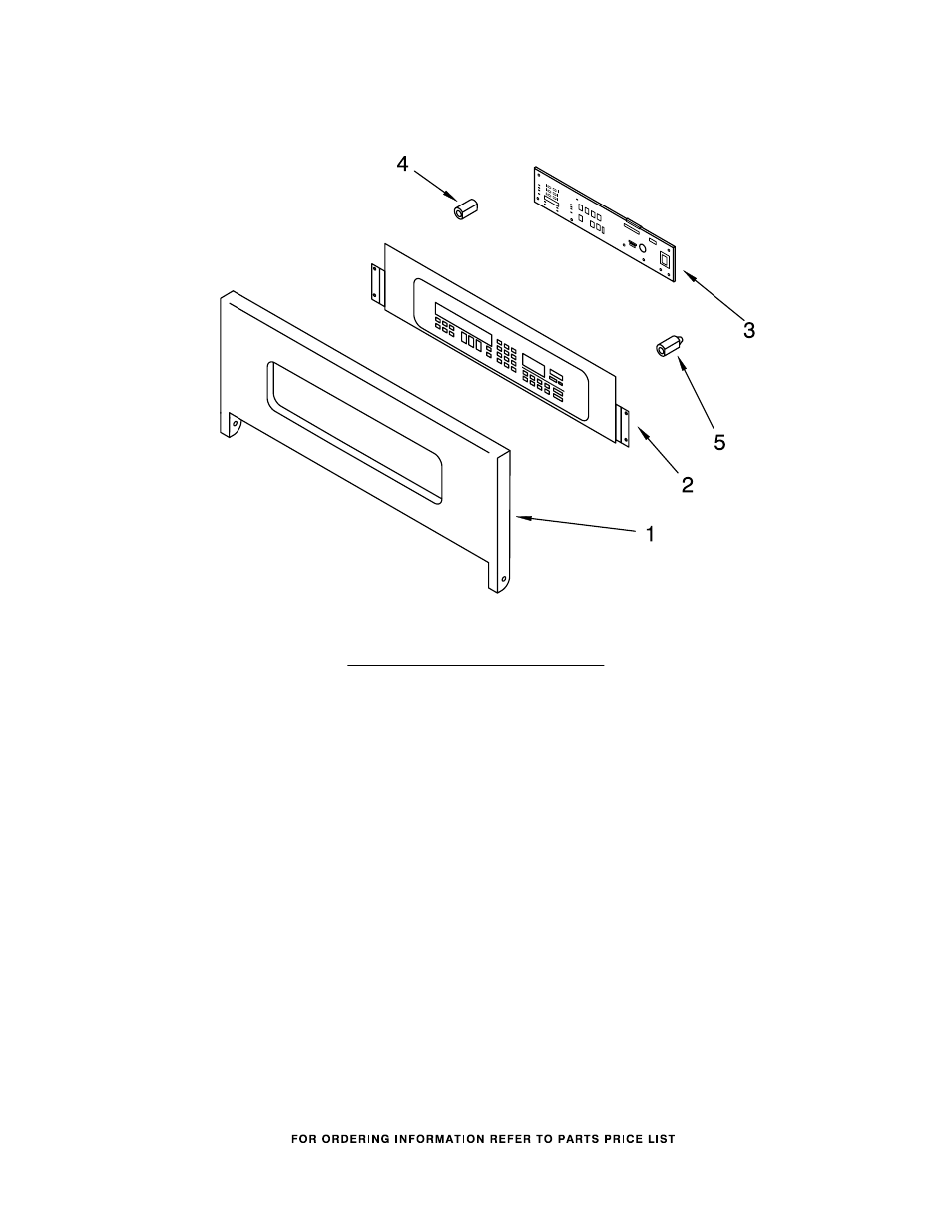 Control panel, Control panel parts | KITCHENAID KEBC247KWH0 User Manual | Page 3 / 7