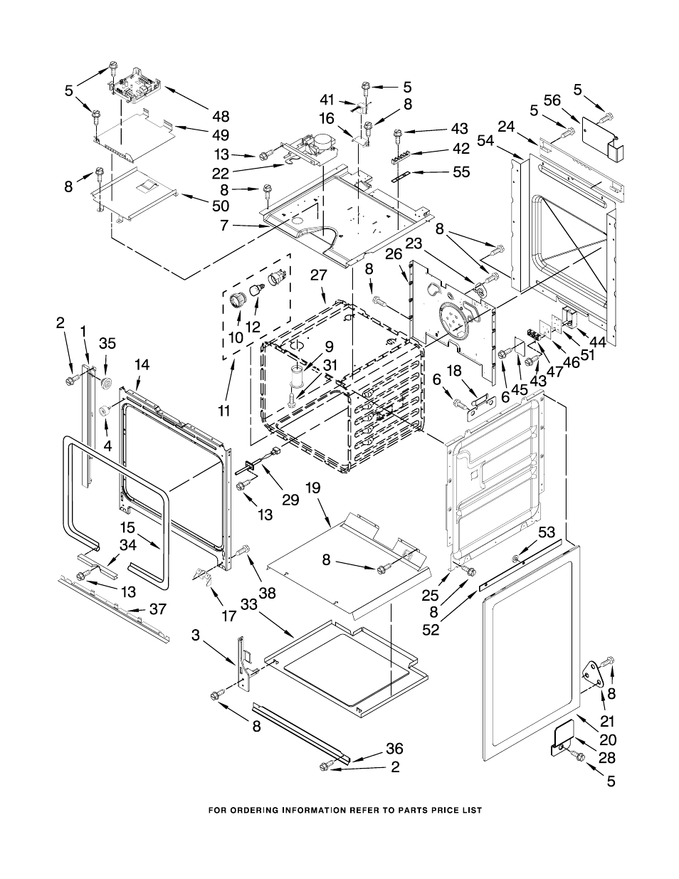 Oven, Oven parts | KITCHENAID KESK901SSS01 User Manual | Page 3 / 11