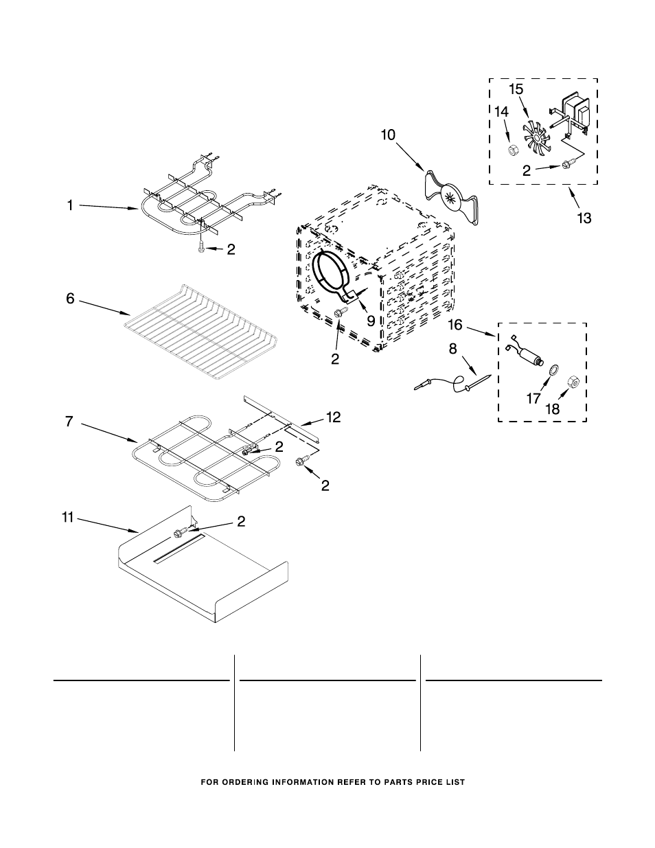 Internal oven, Internal oven parts | KITCHENAID KESK901SSS01 User Manual | Page 9 / 11