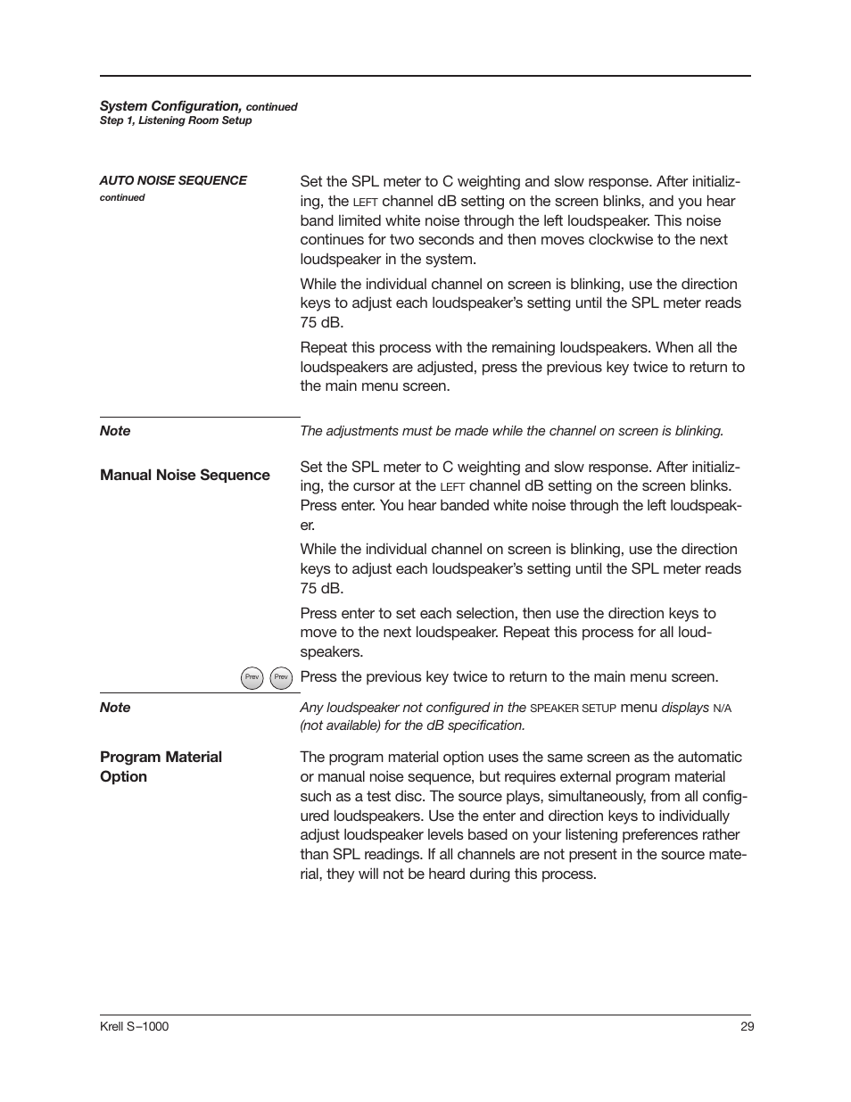 Krell Industries S-1000 User Manual | Page 33 / 72