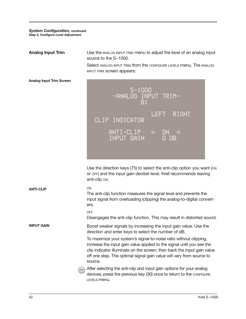 Krell Industries S-1000 User Manual | Page 46 / 72