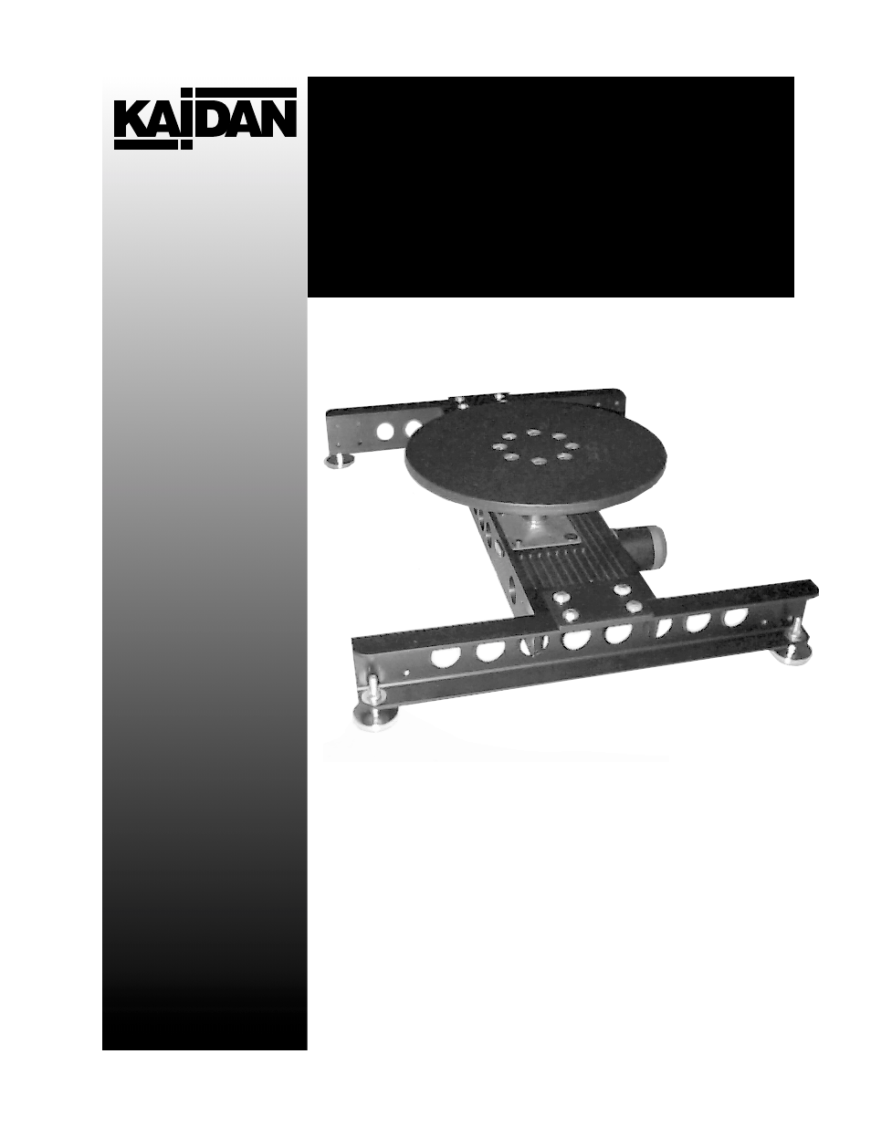 Kaidan TM-400 User Manual | 12 pages