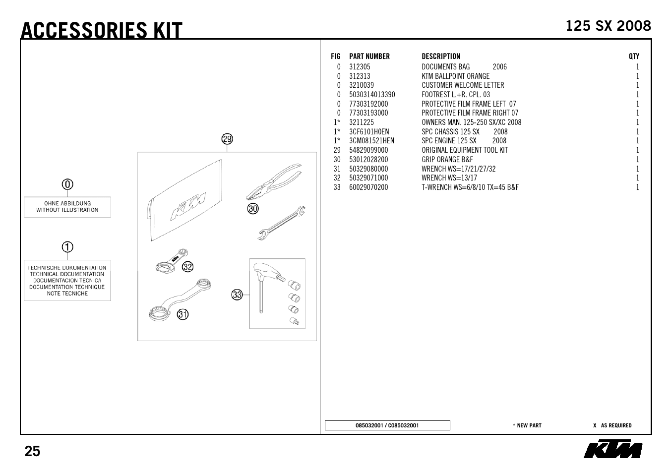 Accessories | KTM 125 SX 2008 User Manual | Page 27 / 32