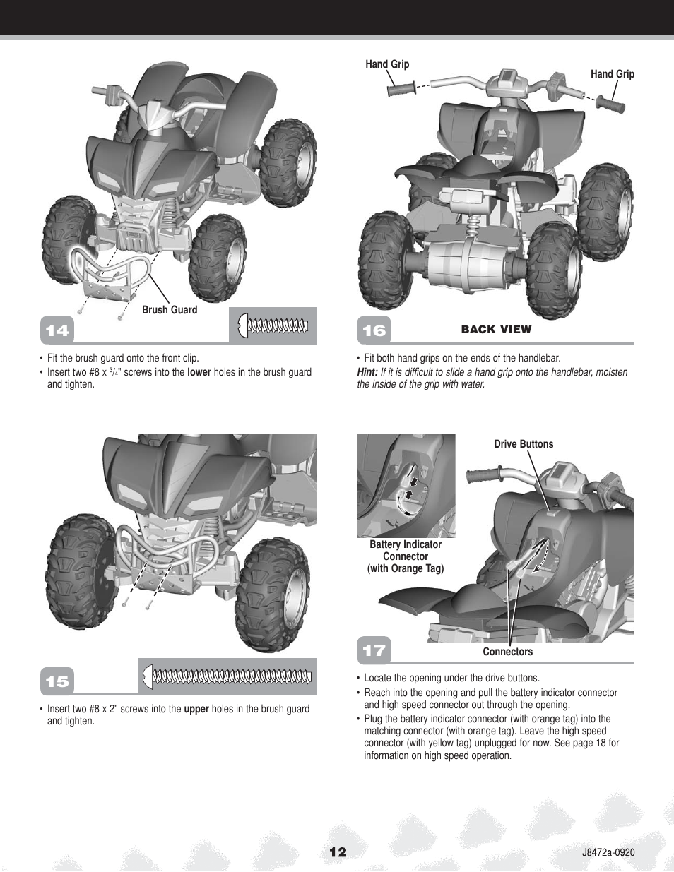 Kawasaki NINJA K0450 User Manual | Page 12 / 24