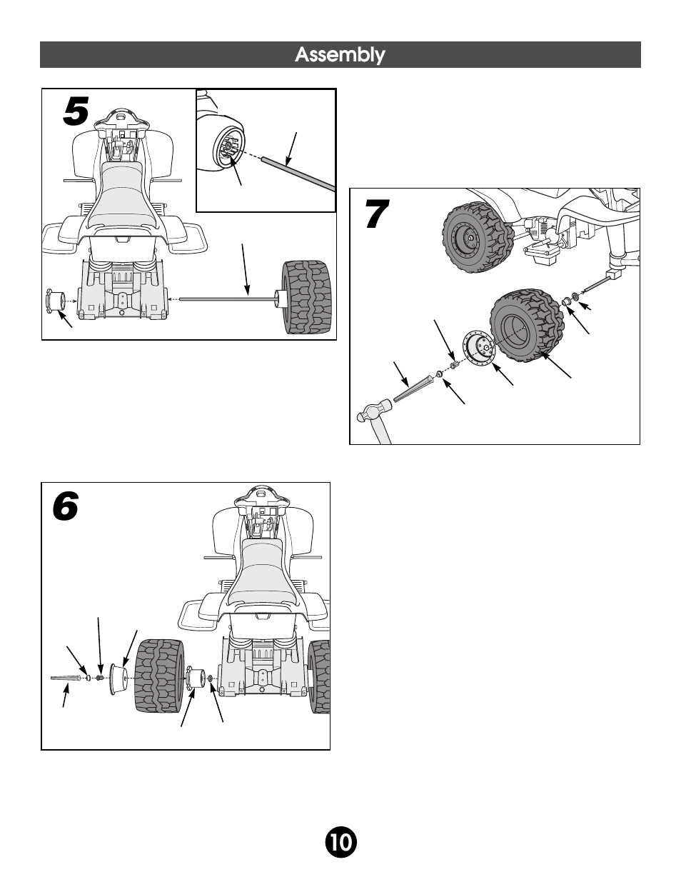 Assembly | Kawasaki NINJA 74110 User Manual | Page 10 / 28