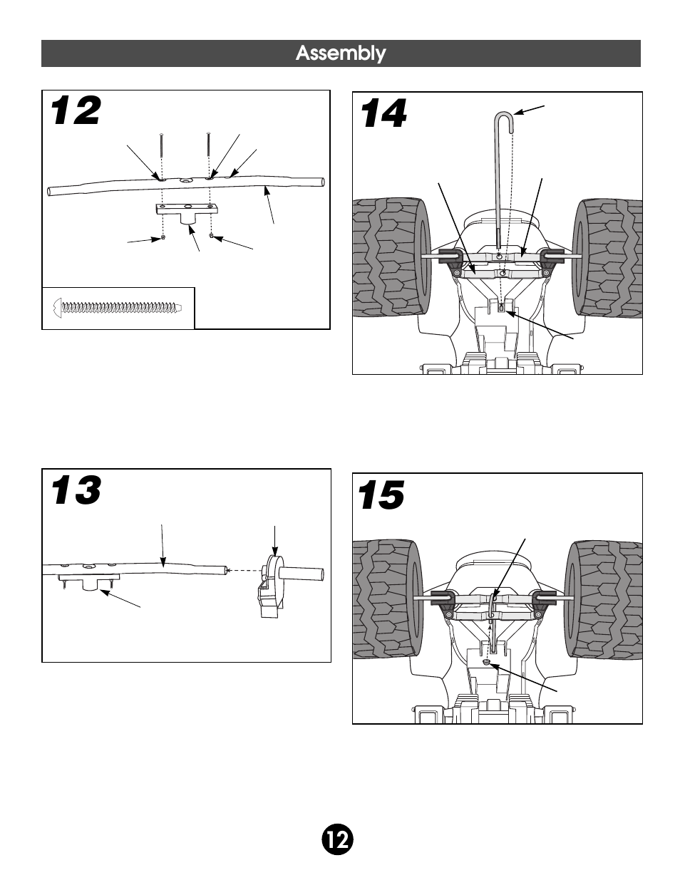 Assembly | Kawasaki NINJA 74110 User Manual | Page 12 / 28