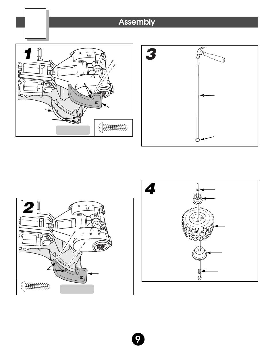 Assembly | Kawasaki NINJA 74110 User Manual | Page 9 / 28