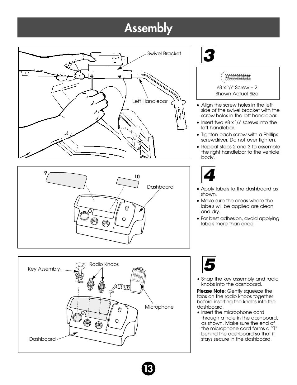 Assembly | Kawasaki ZX-7 78410 User Manual | Page 13 / 38