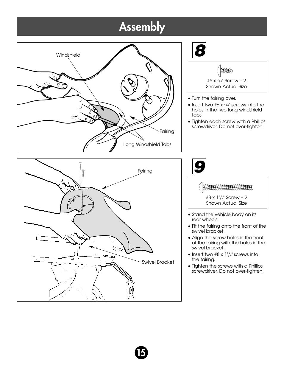 Assembly | Kawasaki ZX-7 78410 User Manual | Page 15 / 38