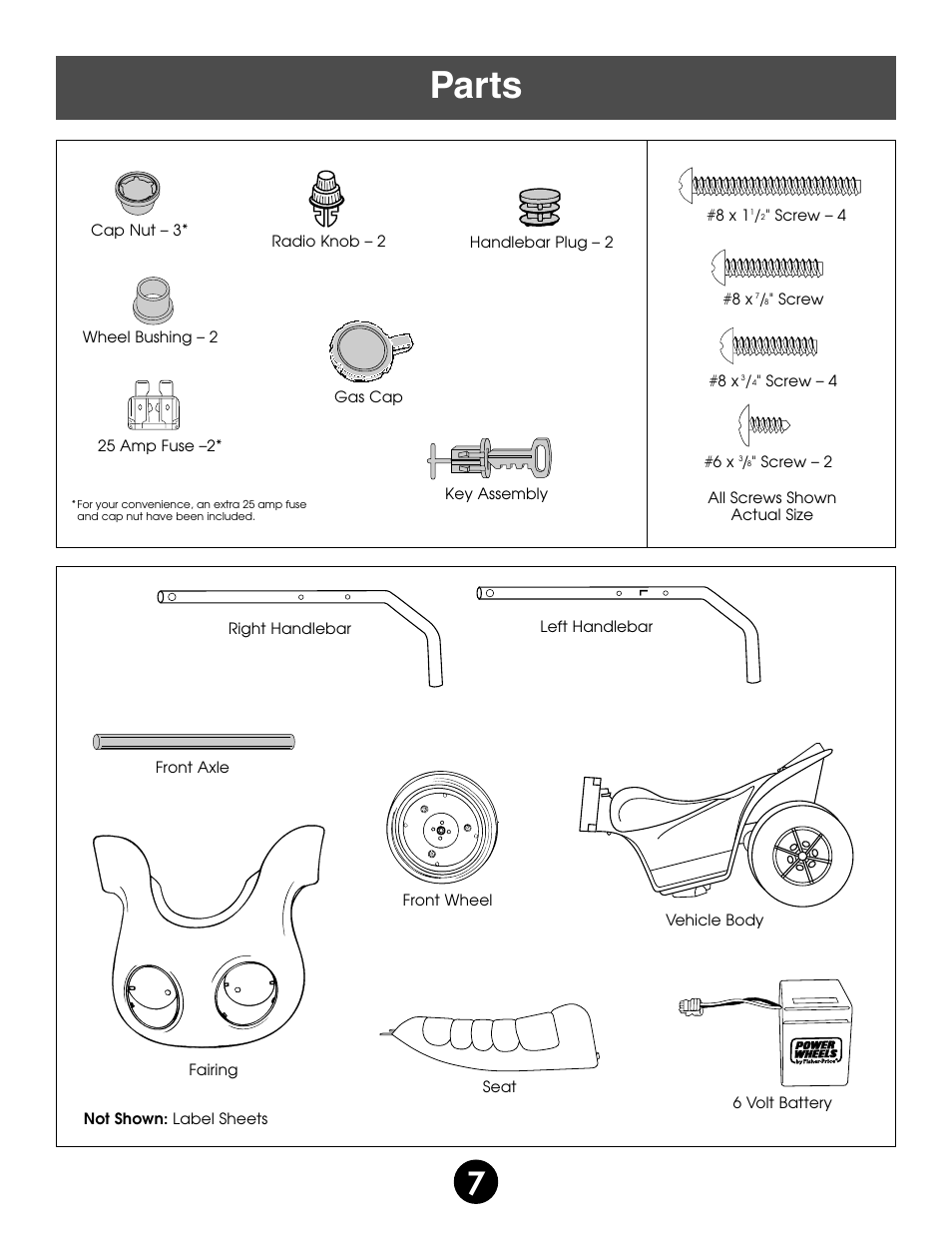 Parts | Kawasaki ZX-7 78410 User Manual | Page 7 / 38