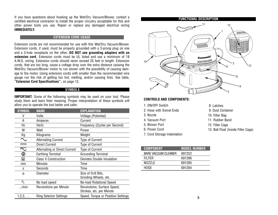 Kawasaki 840121 User Manual | Page 5 / 10