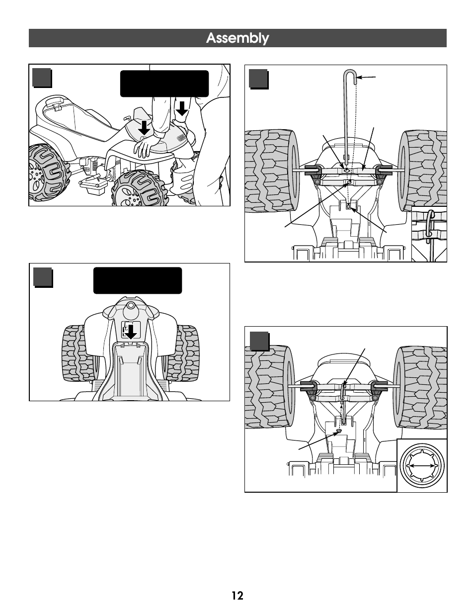 Assembly | Kawasaki NINJA 73690 User Manual | Page 12 / 28