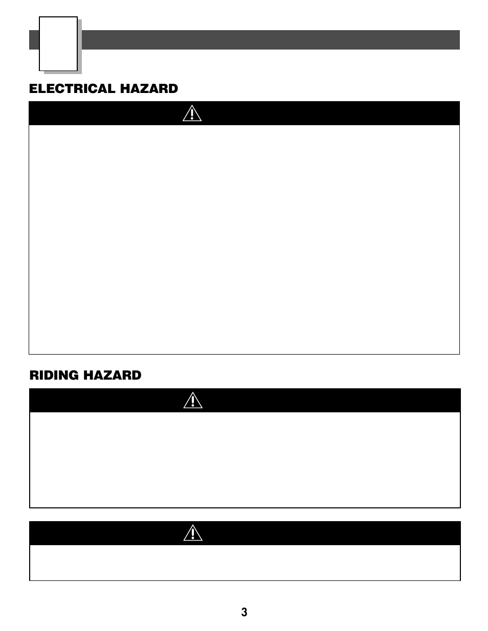 Caution, Warning, Warnings and caution | Kawasaki NINJA 73690 User Manual | Page 3 / 28