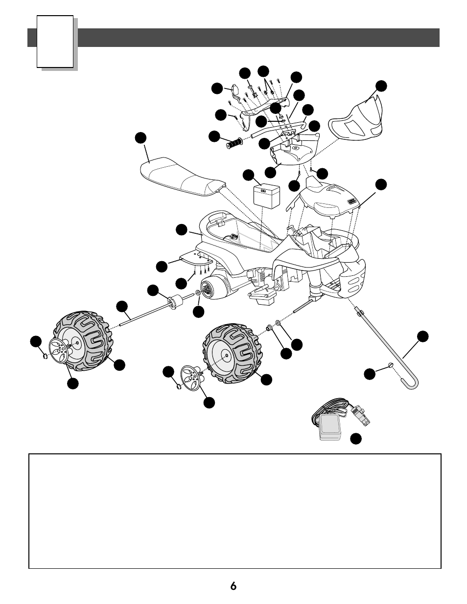 Parts diagram | Kawasaki NINJA 73690 User Manual | Page 6 / 28