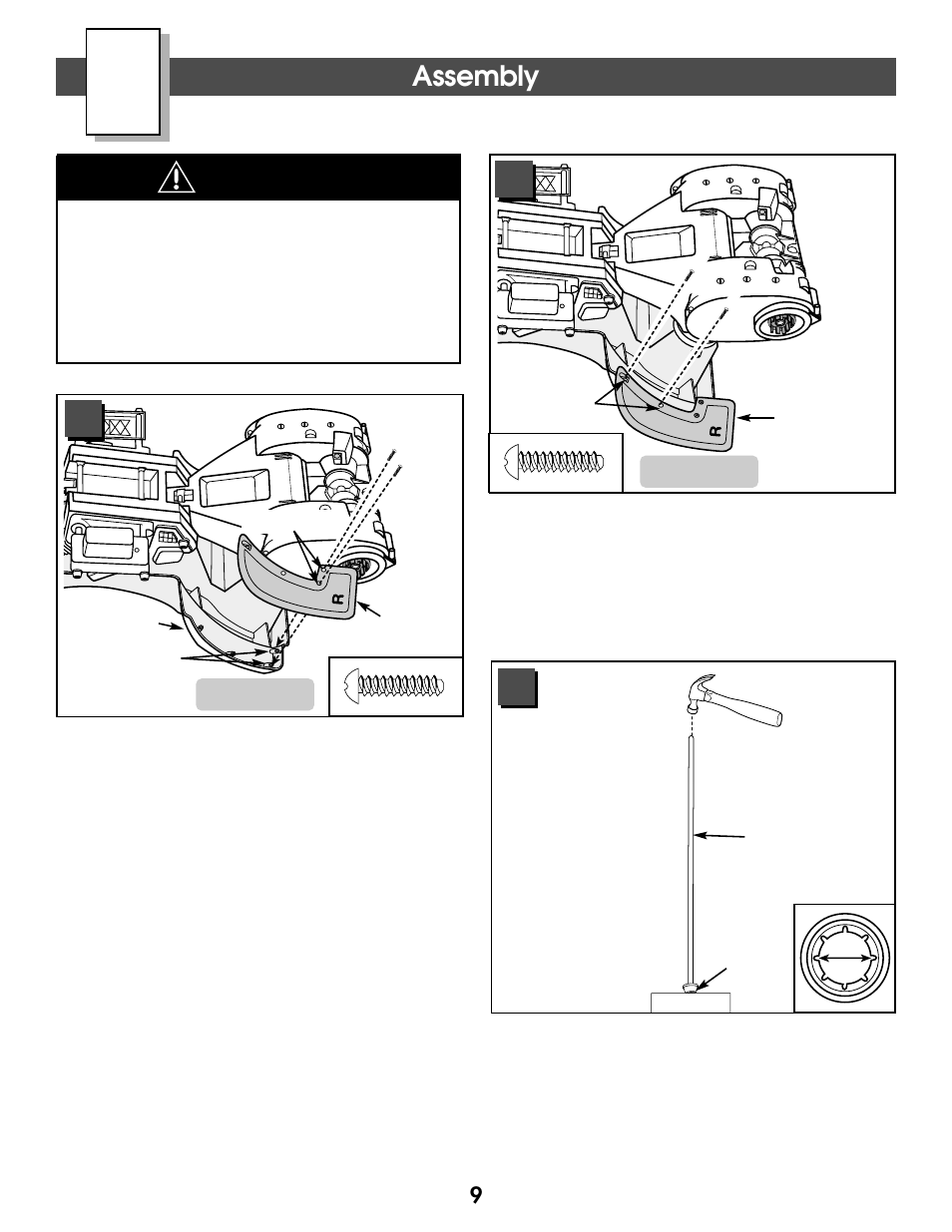 Assembly, Warning 1 | Kawasaki NINJA 73690 User Manual | Page 9 / 28