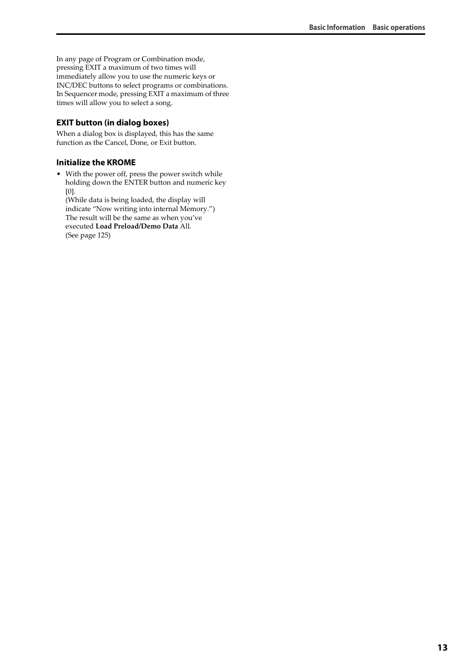 KORG Krome music workstasion 61key User Manual | Page 17 / 142