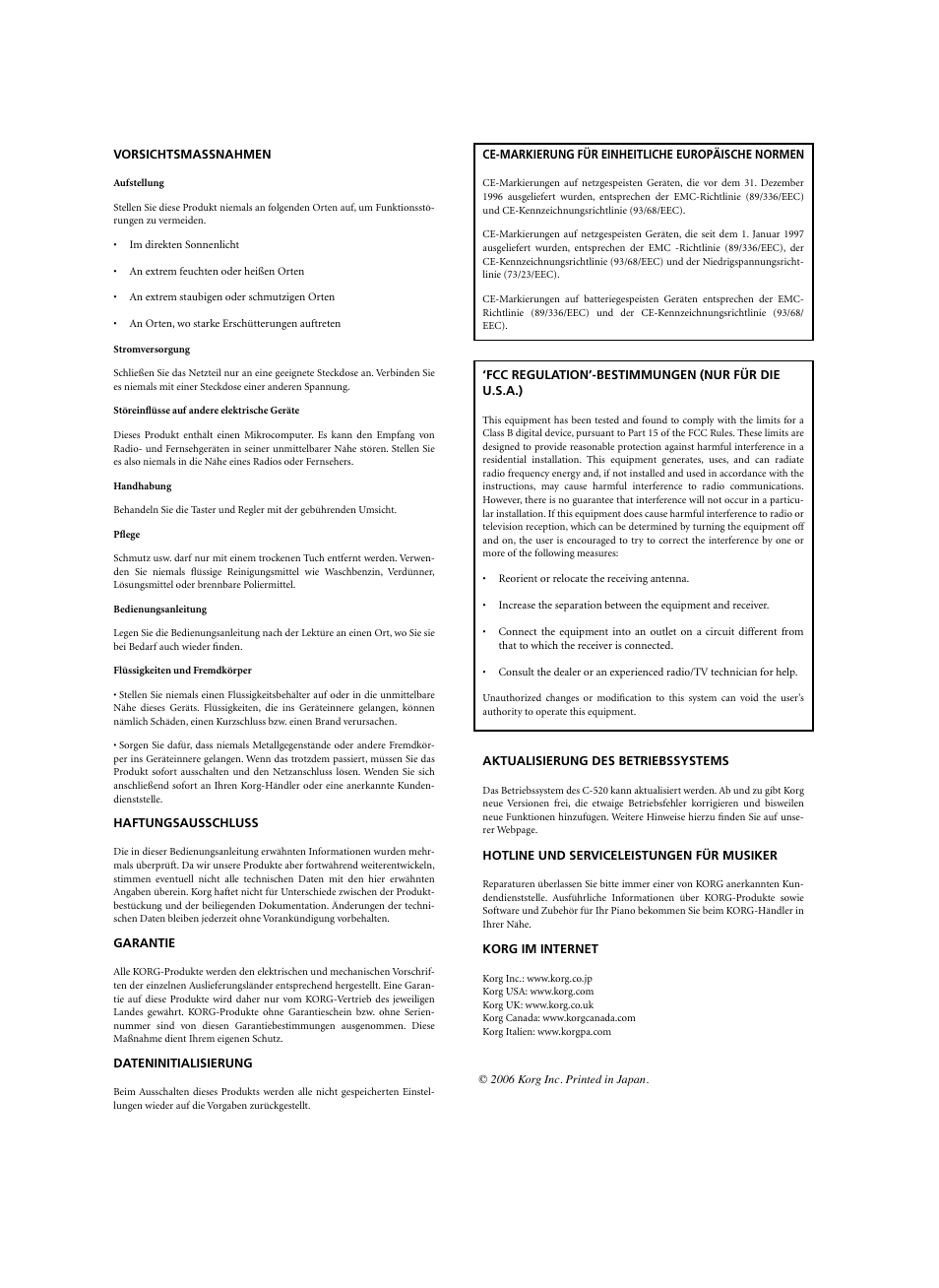 KORG C-520 User Manual | Page 144 / 298