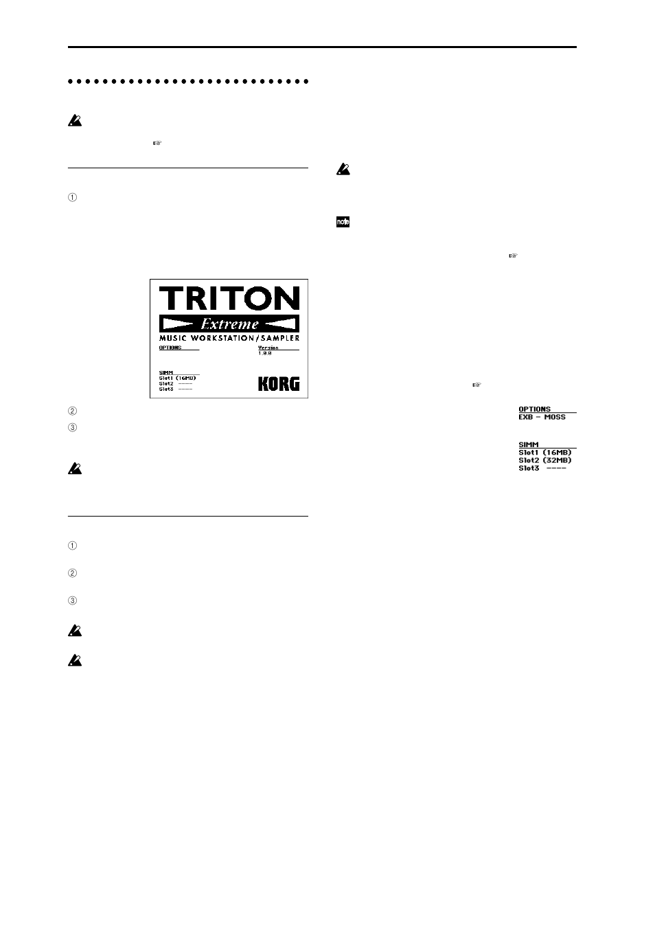 Turning the power on/off, P.18), Turning the power on | Turning the power off | KORG TRITON Extreme music workstation/sampler User Manual | Page 22 / 148