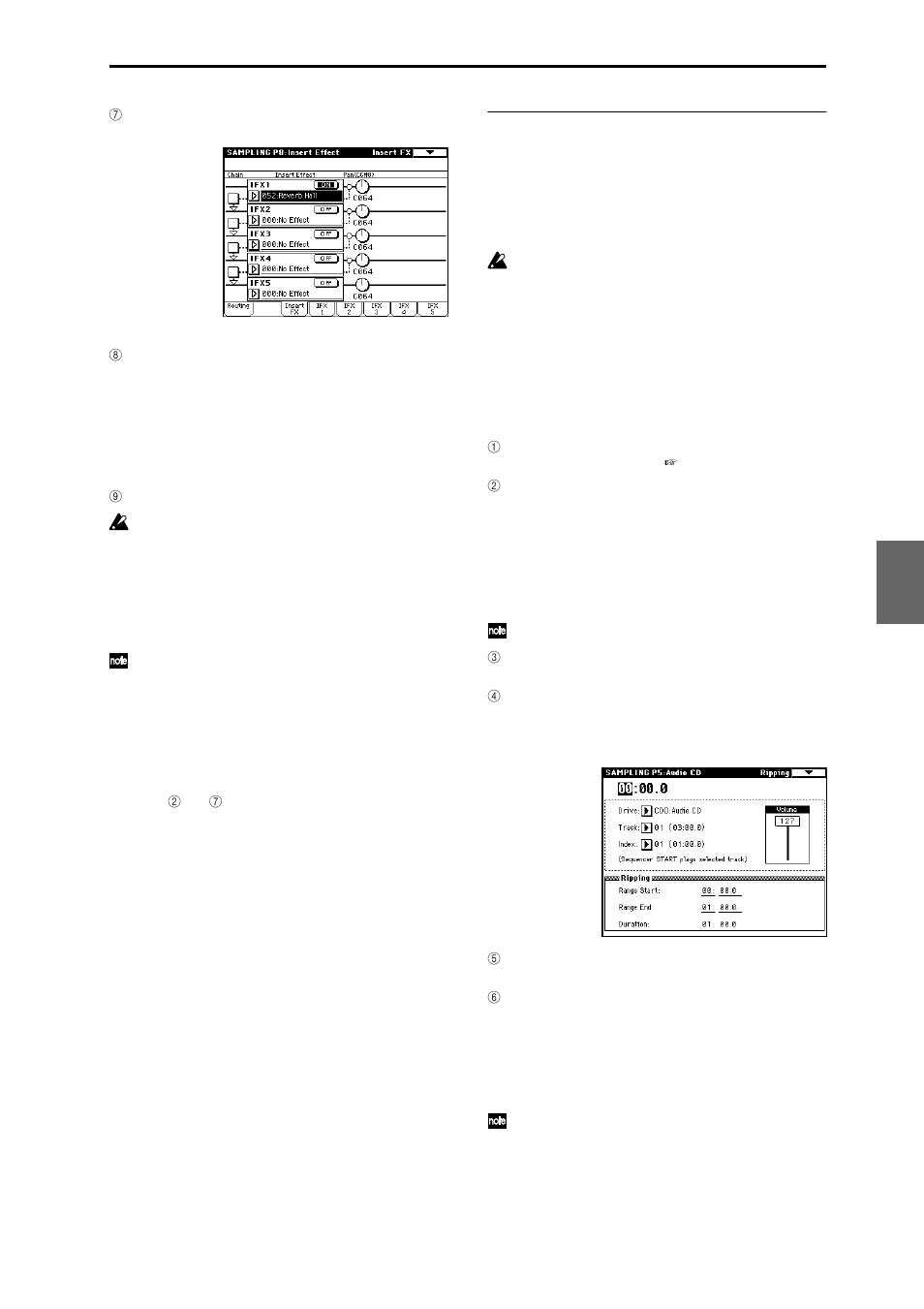 Ripping | KORG TRITON Extreme music workstation/sampler User Manual | Page 75 / 148