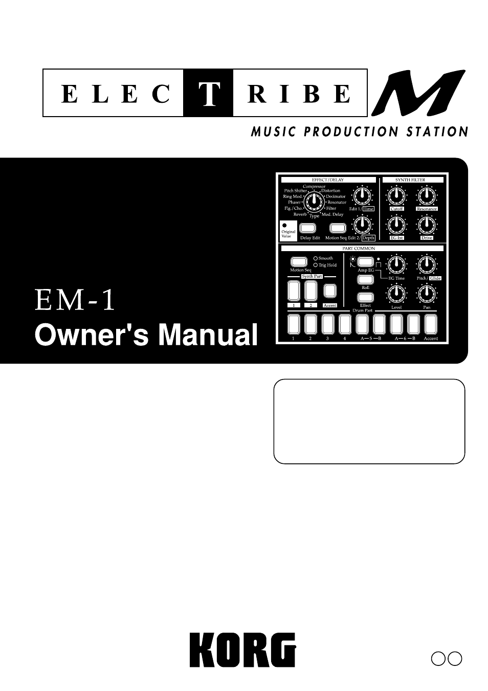 KORG Electribe EM-1 User Manual | 56 pages