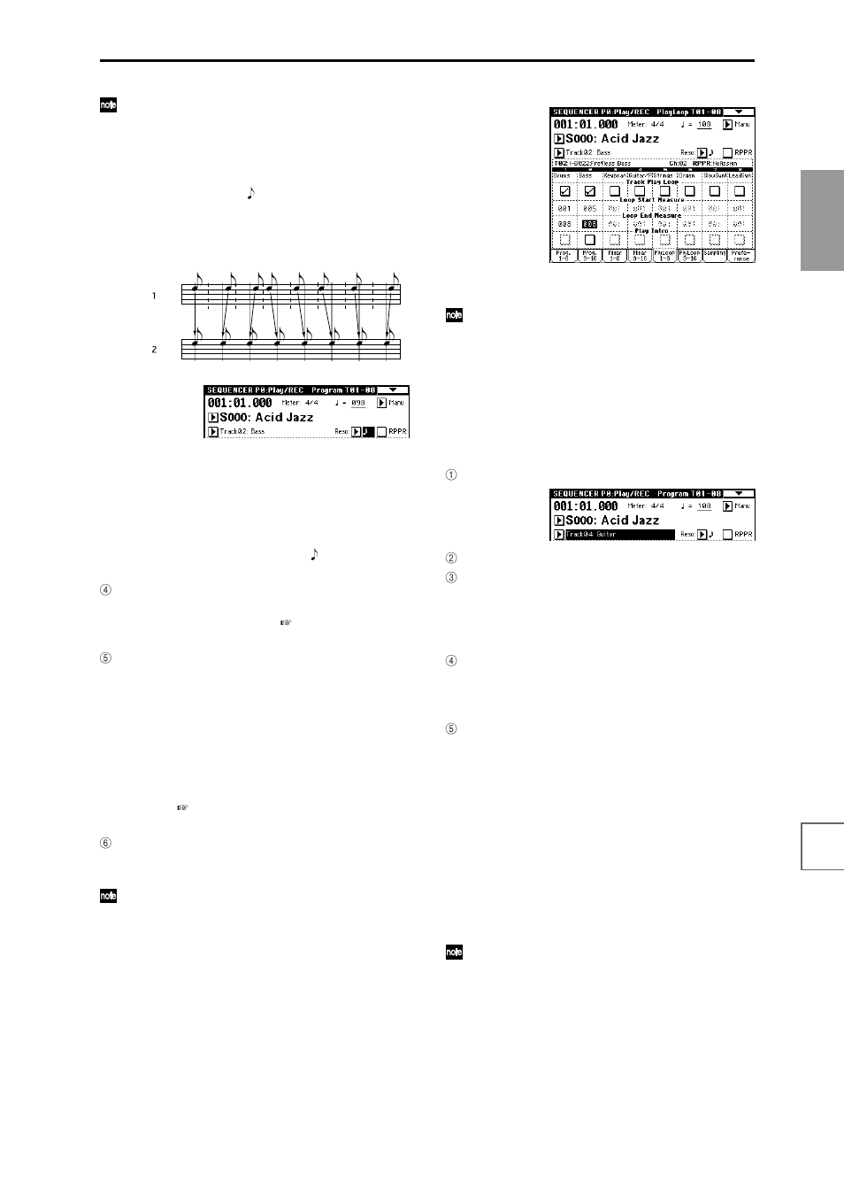 Recording arpeggio patterns | KORG sampler User Manual | Page 59 / 167