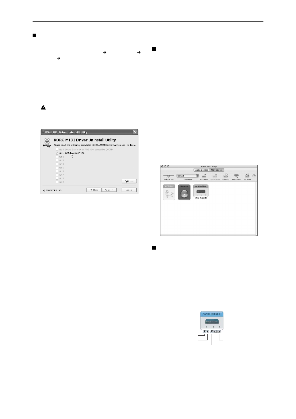 Mac os x users | KORG KPC-1 EFG User Manual | Page 10 / 95