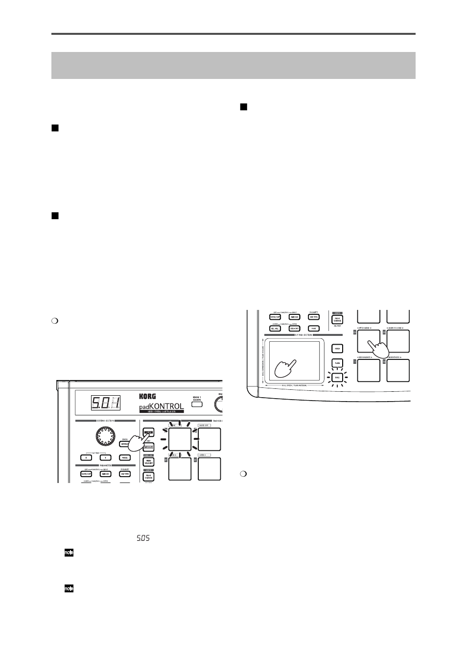 Quick start, Try out the padkontrol, Making controller assignments | Turn the power on, Recalling a scene, Using the roll functionand flam functions | KORG KPC-1 EFG User Manual | Page 14 / 95