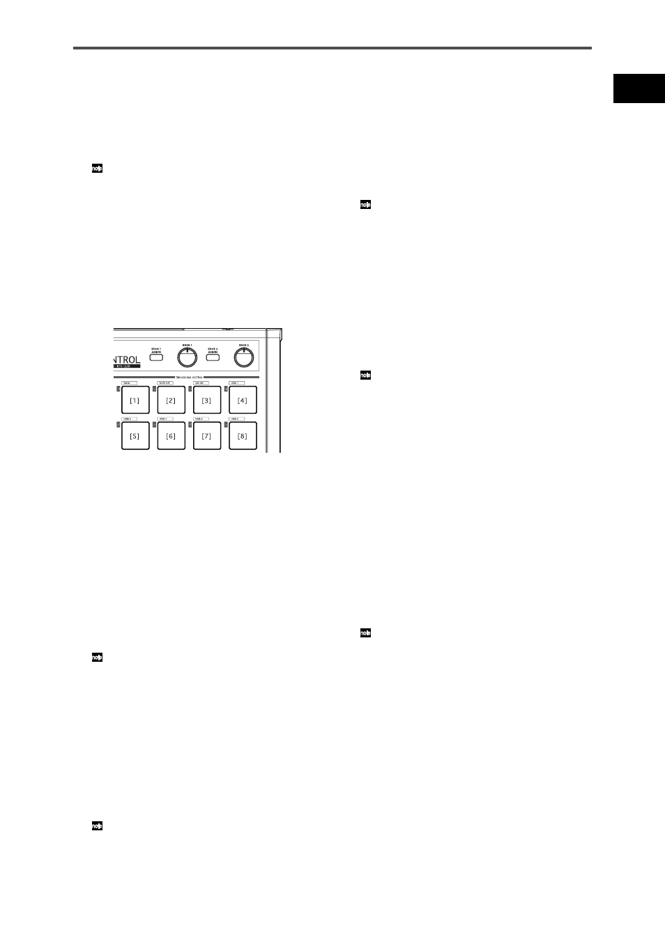 Transmitting midi messages, Using a fixed velocity, Transmitting midi messages using a fixed velocity | Padkontrol owner’s manual | KORG KPC-1 EFG User Manual | Page 17 / 95