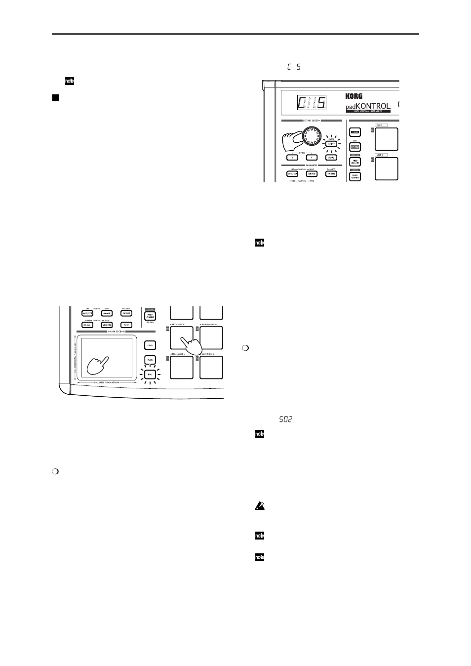 Assigner des fonctions au contrôleur, Sauvegarde d’une scène, Utilisation des fonctions roll et flam | KORG KPC-1 EFG User Manual | Page 42 / 95