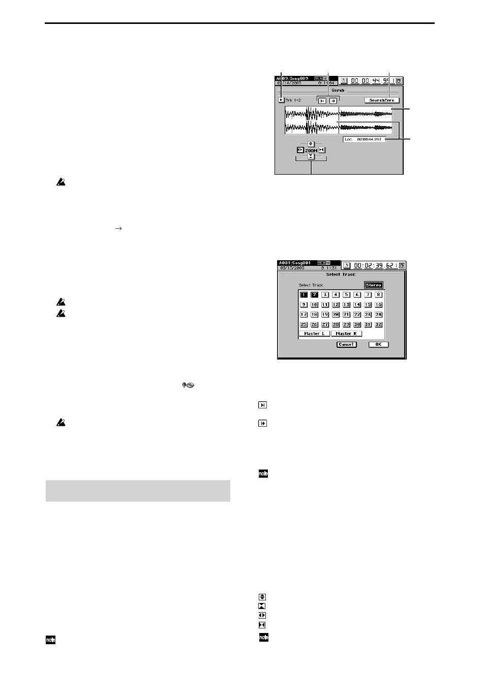 Scrub | KORG D3200 User Manual | Page 156 / 200