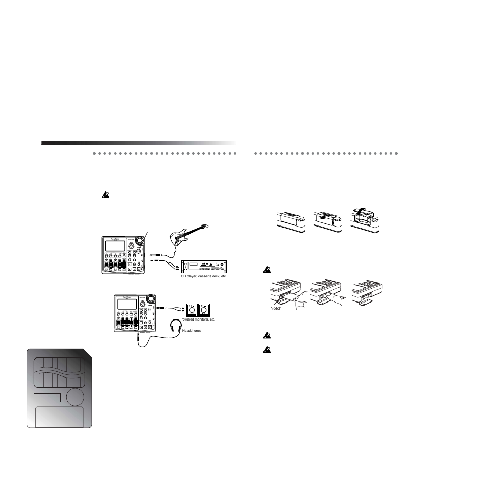 Connections, Input, Output | Inserting/exchanging cards, Introduction | KORG PXR4 User Manual | Page 14 / 99