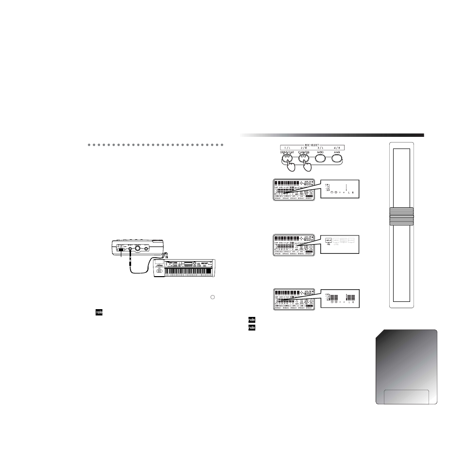 Step 3. recording, Recording methods, Recording on two tracks | Operation | KORG PXR4 User Manual | Page 27 / 99